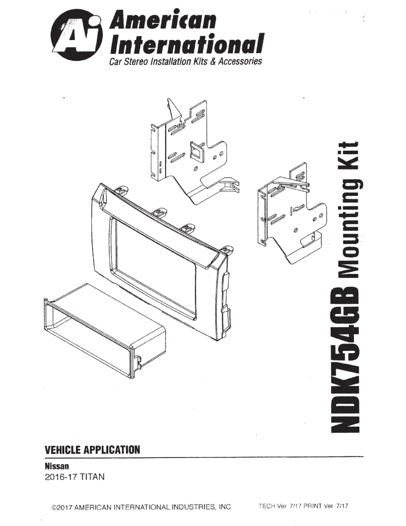 Page n°1 - Manuel utilisateur American International NDK754GB
