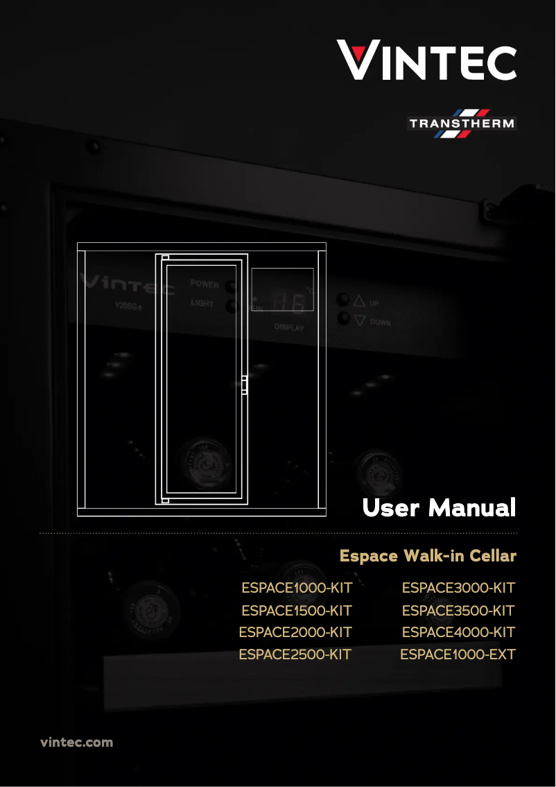 Page n°1 - Manuel utilisateur Vintec ESPACE1000-EXT
