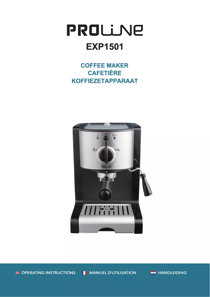 Image de la première page du manuel de l'appareil EXP1501