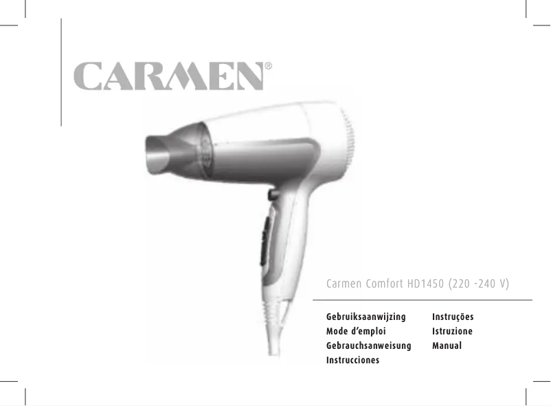 Página 1 del manual Manual de usuario Carmen Comfort HD1450