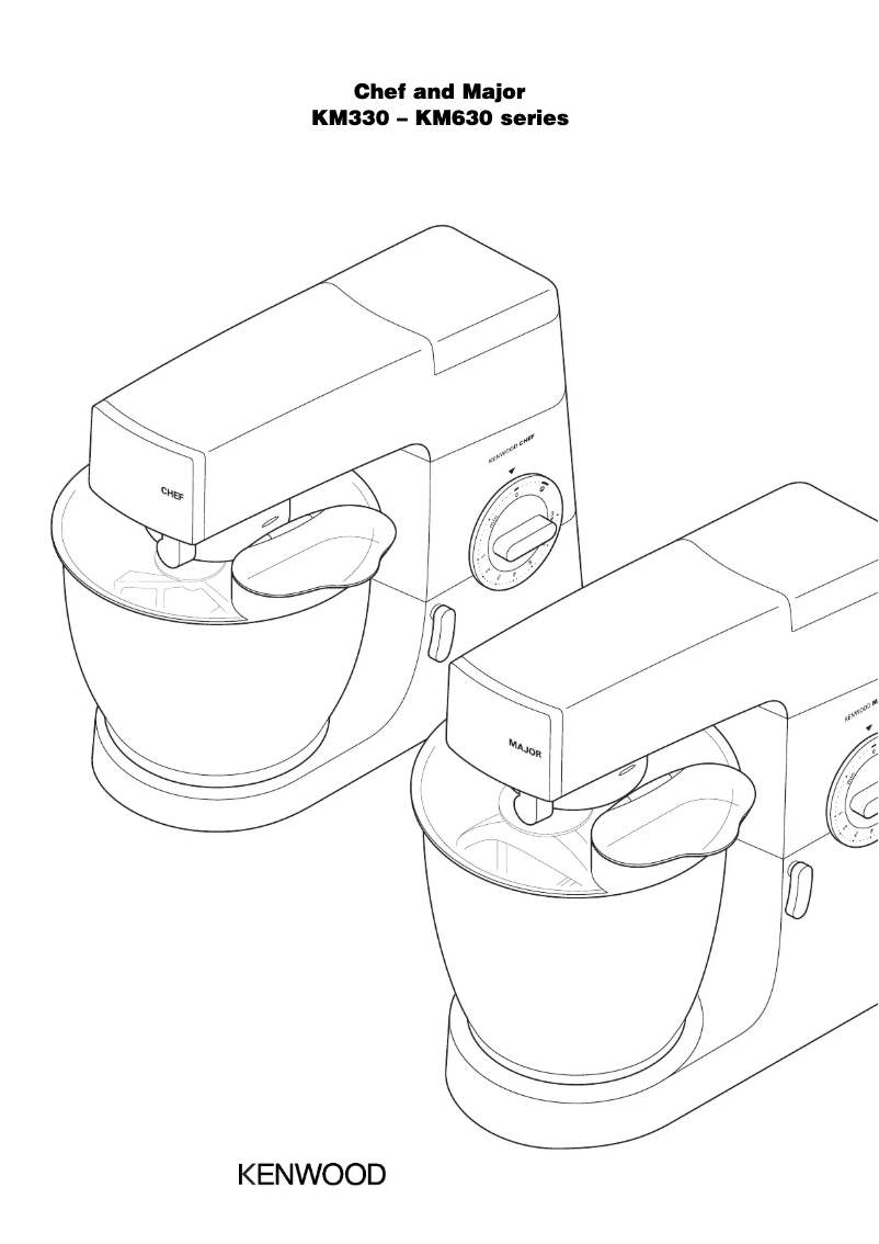 Page n°1 - Manuel utilisateur Kenwood Chef & Major KM300