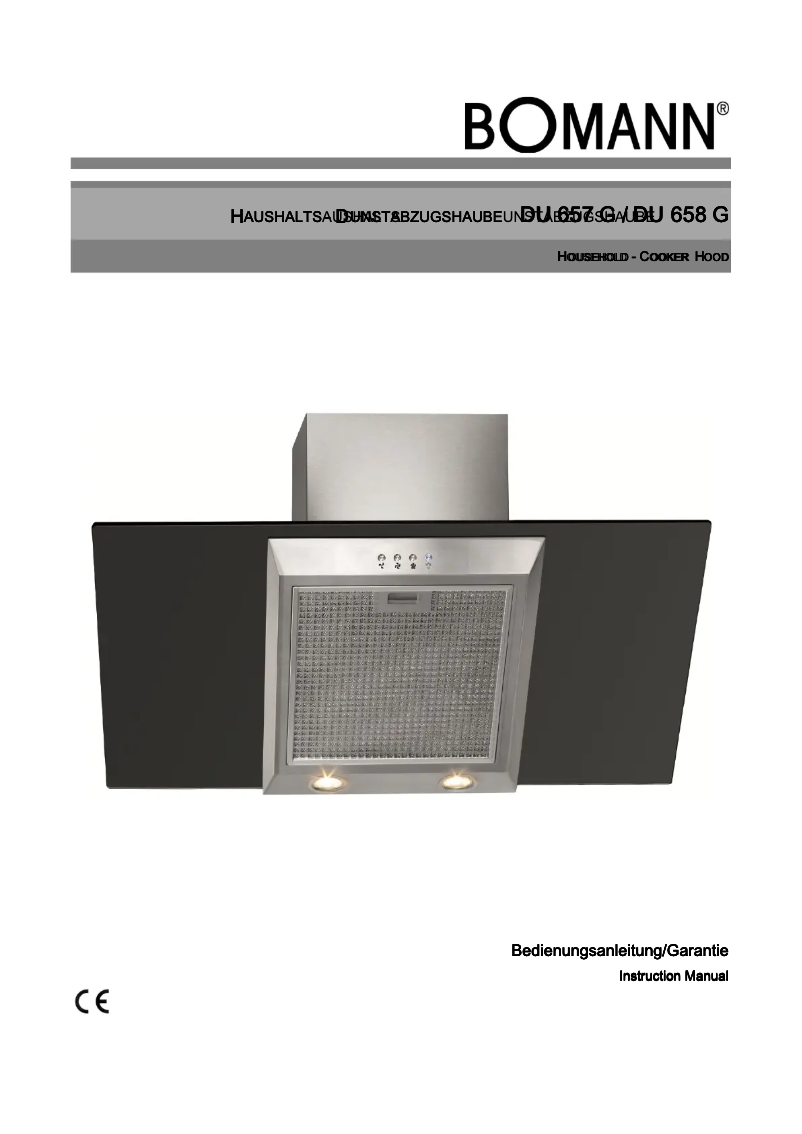 Página 1 del manual Manual de usuario Bomann DU 657 G