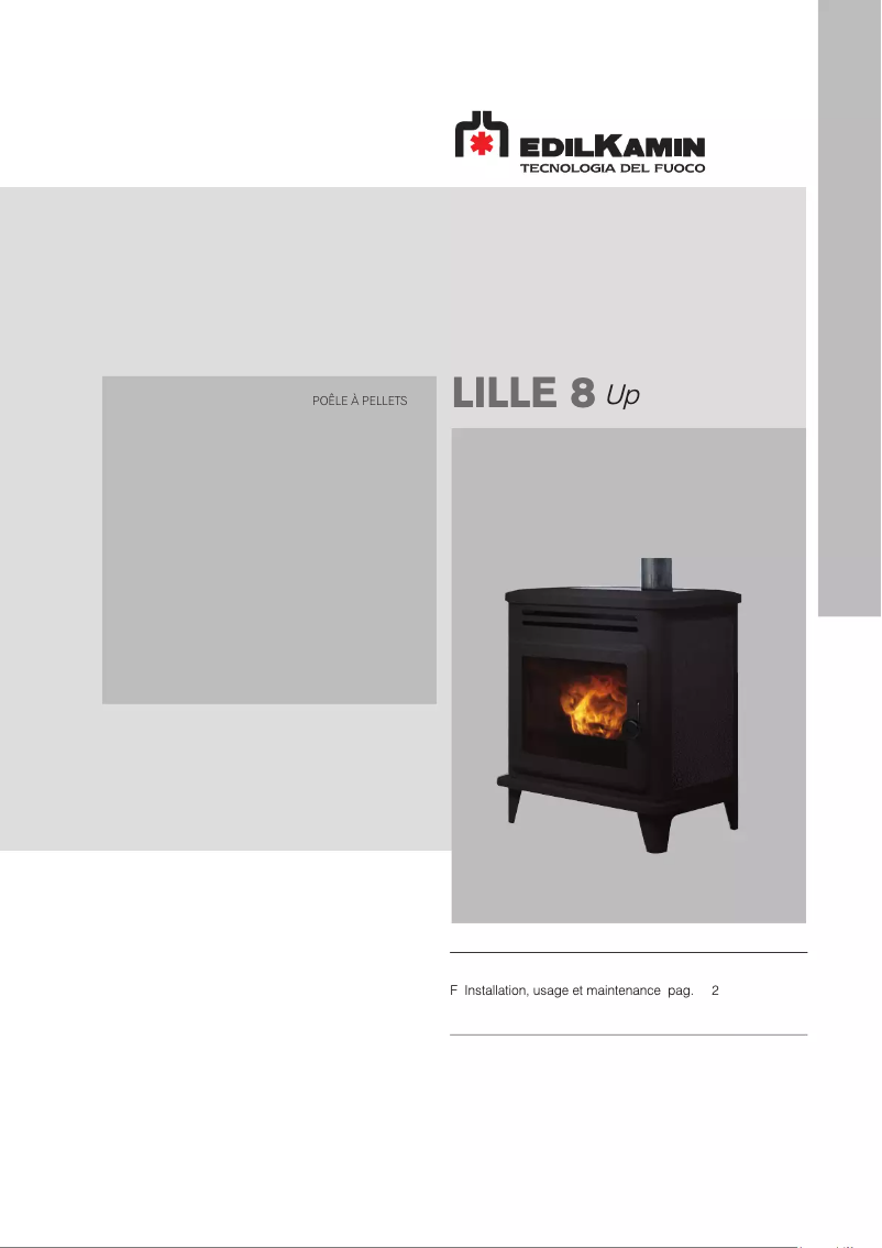 Page n°1 - Manuel utilisateur Edilkamin LILLE 8 up