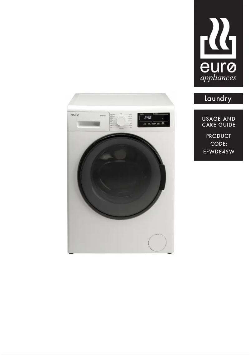 Image de la première page du manuel de l'appareil EFWD845W