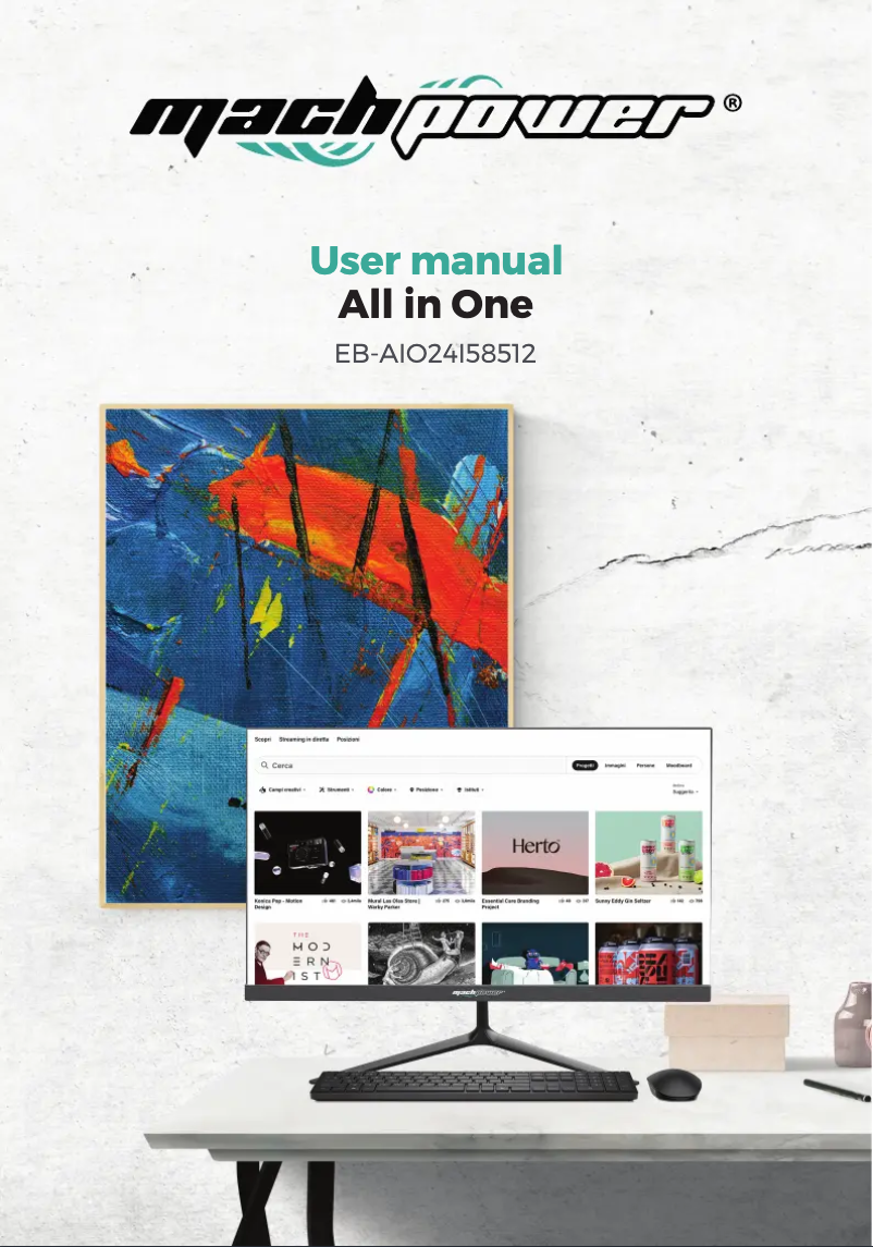 Image de la première page du manuel de l'appareil EB-AIO24I58512