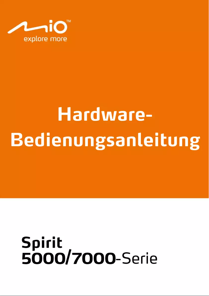 Page n°1 - Manuel utilisateur Mio Spirit 7550 LM