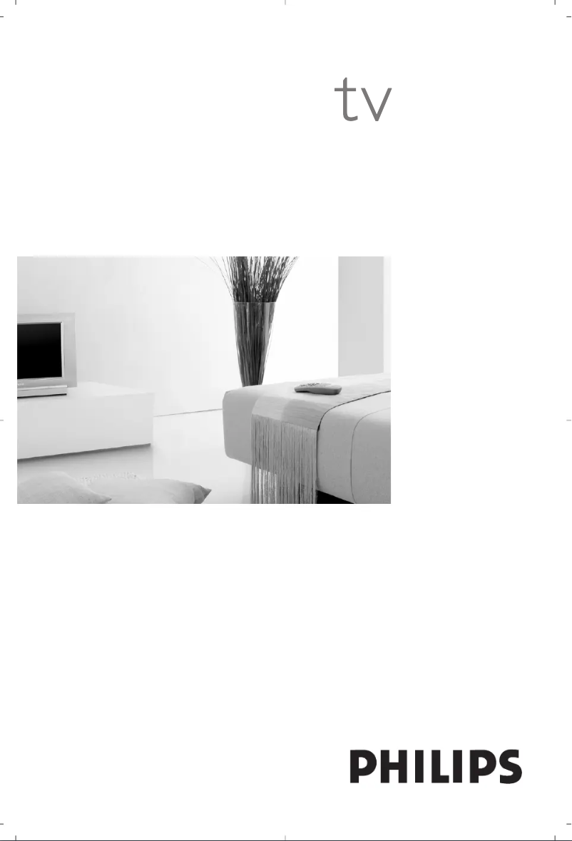 First page image of the manual for 29PT8609