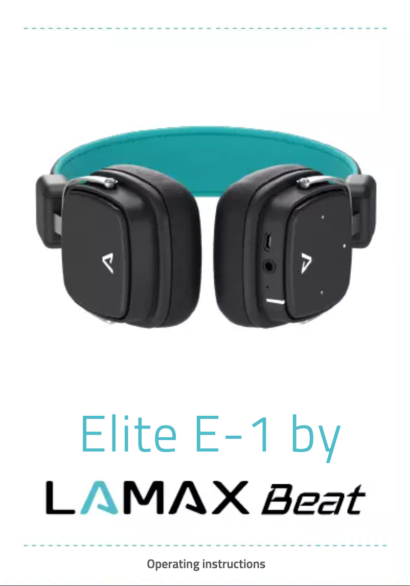 Page 1 de la notice Manuel utilisateur Lamax Elite E-1