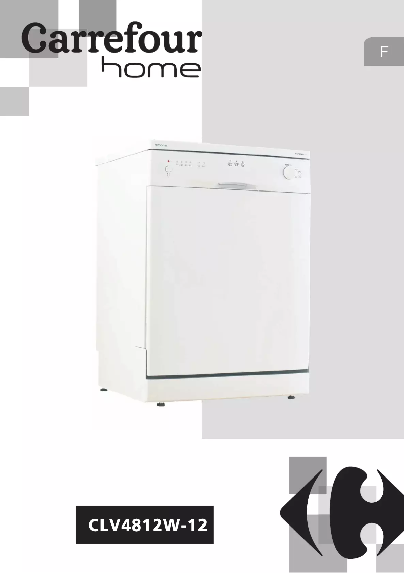 Image de la première page du manuel de l'appareil CLV4812W-12