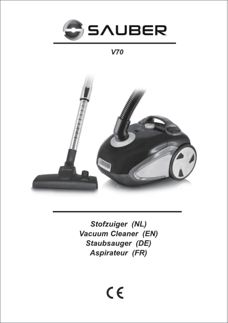 Image de la première page du manuel de l'appareil V70