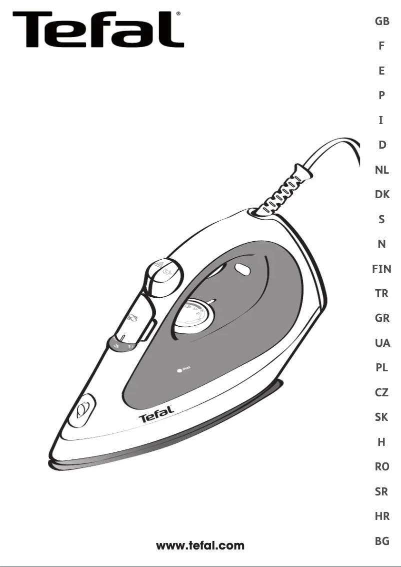 Página 1 del manual Manual de usuario Tefal Prima FV2020