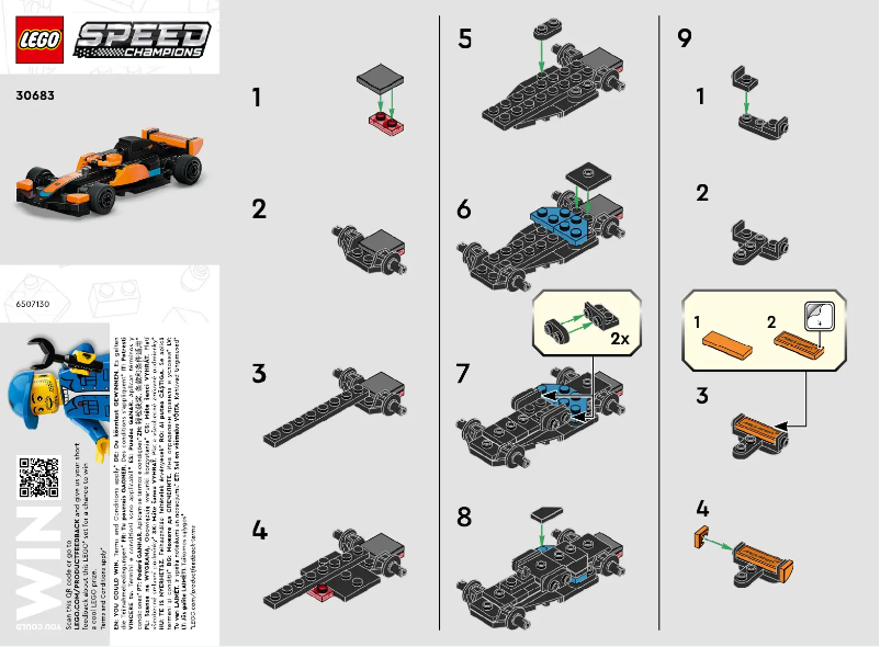 Image de la première page du manuel de l'appareil Speed Champions 30683