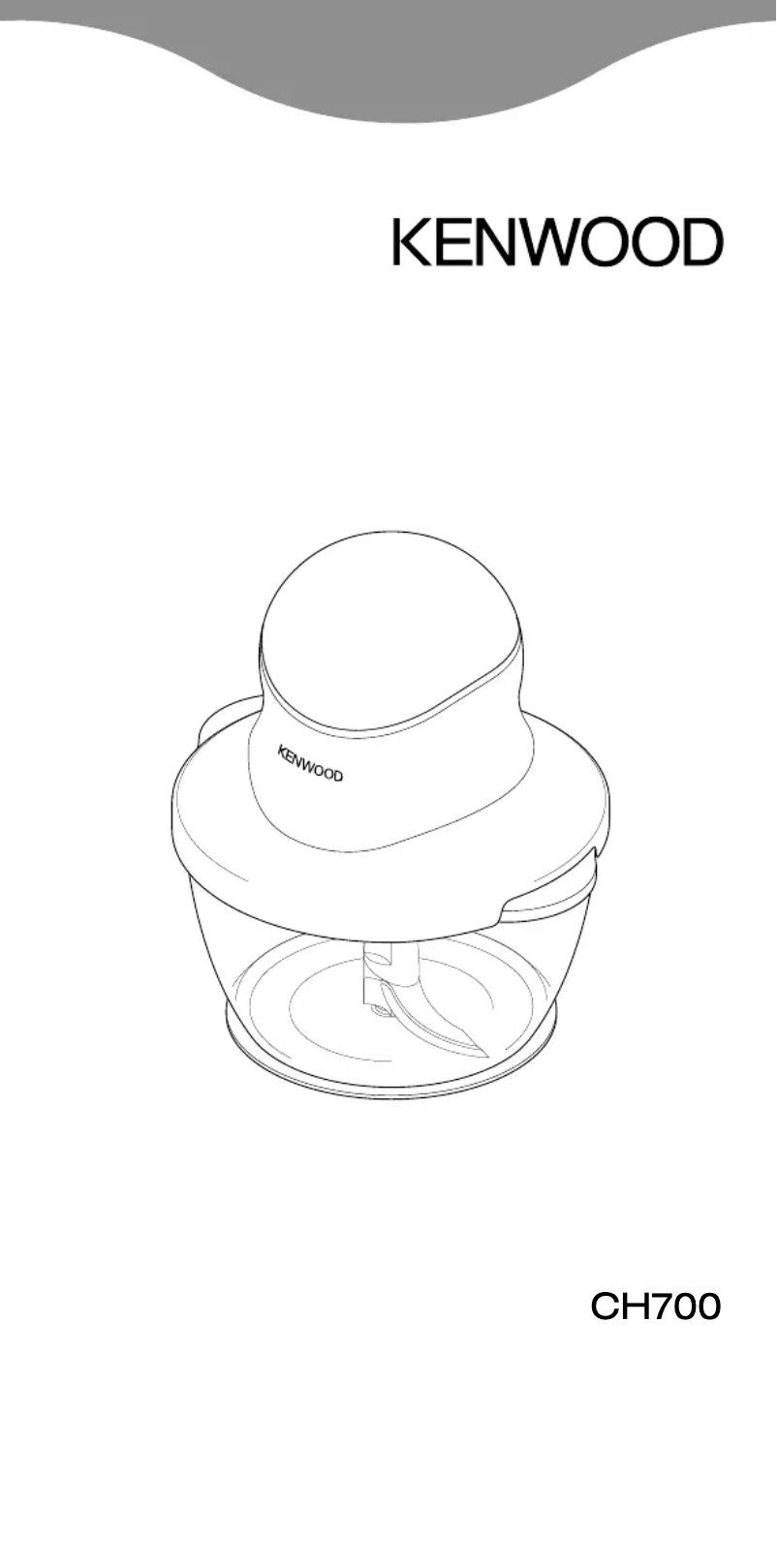 Image de la première page du manuel de l'appareil CH700