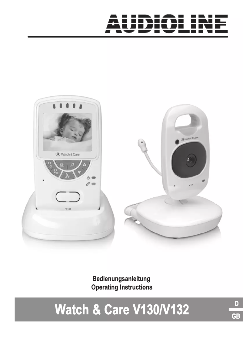 Page 1 de la notice Manuel utilisateur Audioline Watch & Care V132