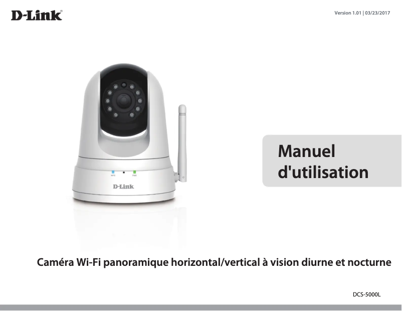 Page 1 de la notice Manuel utilisateur D-Link DCS-5000L
