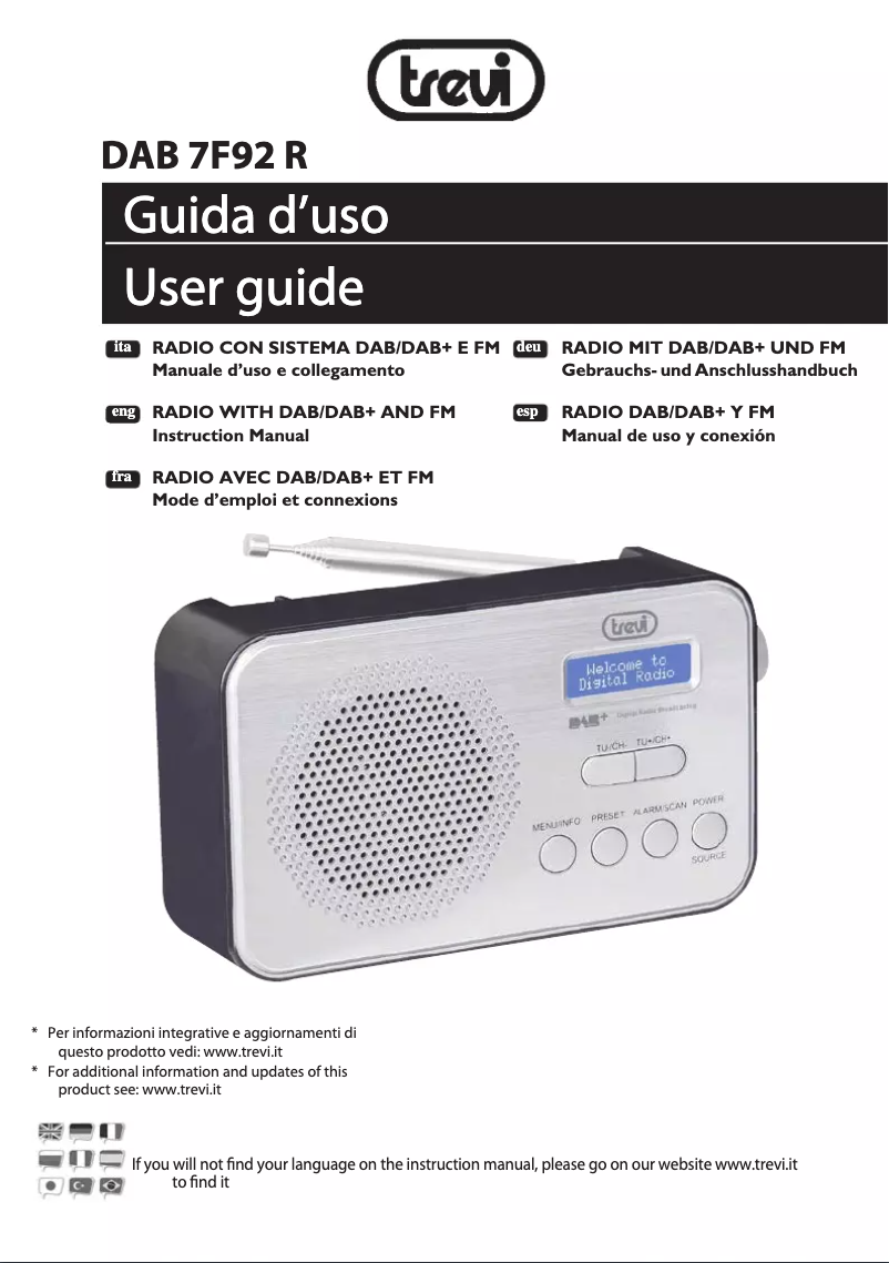 Page n°1 - Manuel utilisateur Trevi DAB 7F92 R