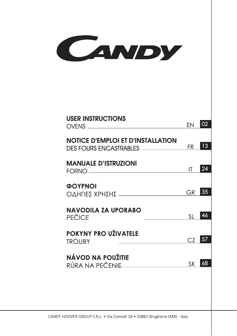 Image de la première page du manuel de l'appareil FCNE825XL WIFI