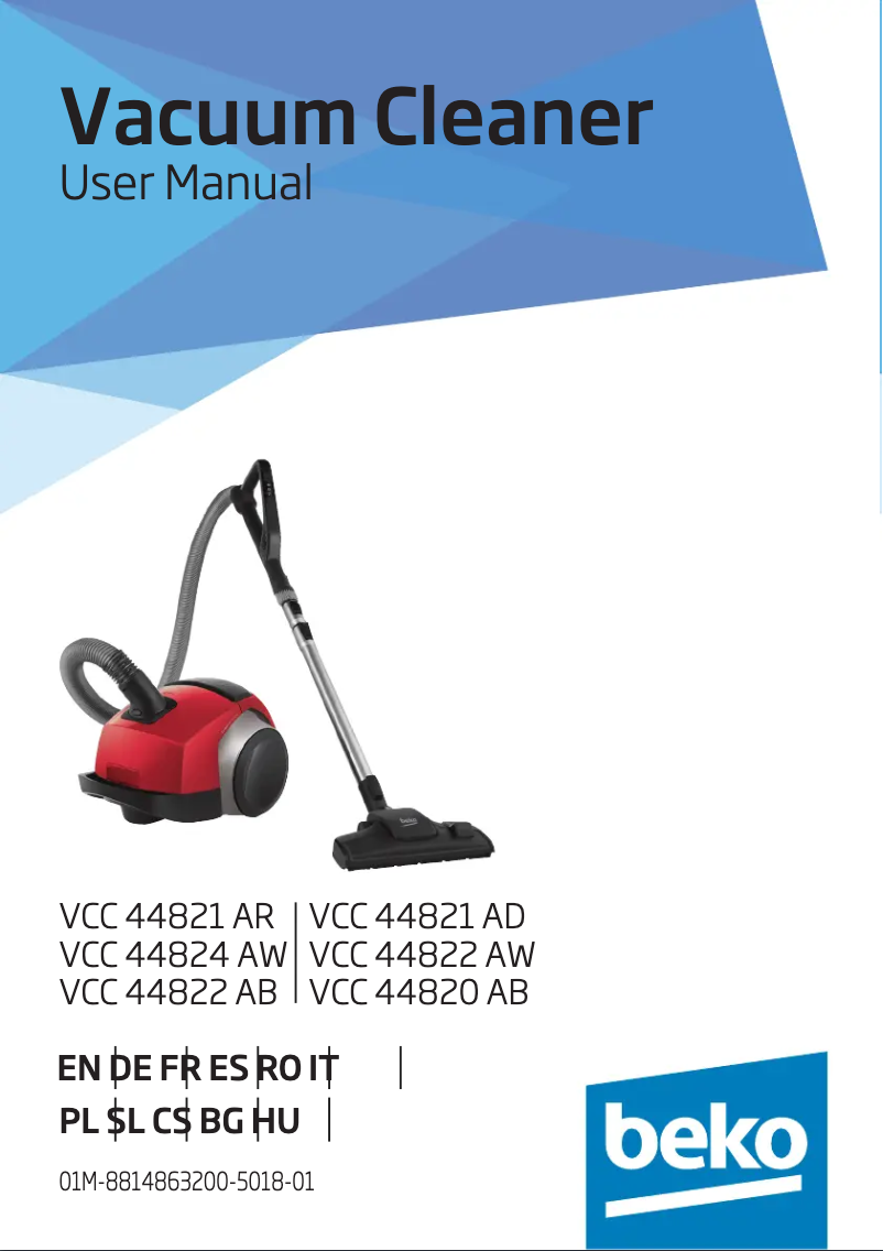 Image de la première page du manuel de l'appareil VCC 44820 AB