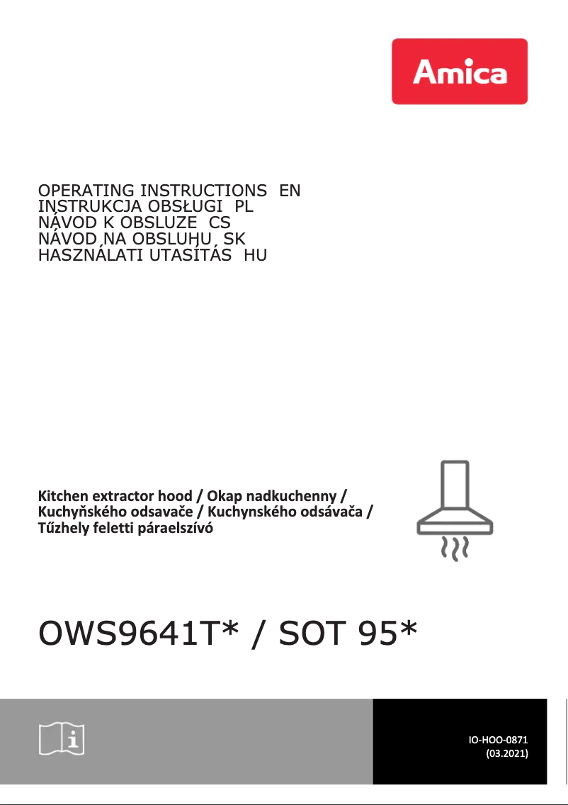 Image de la première page du manuel de l'appareil SOT 95 X