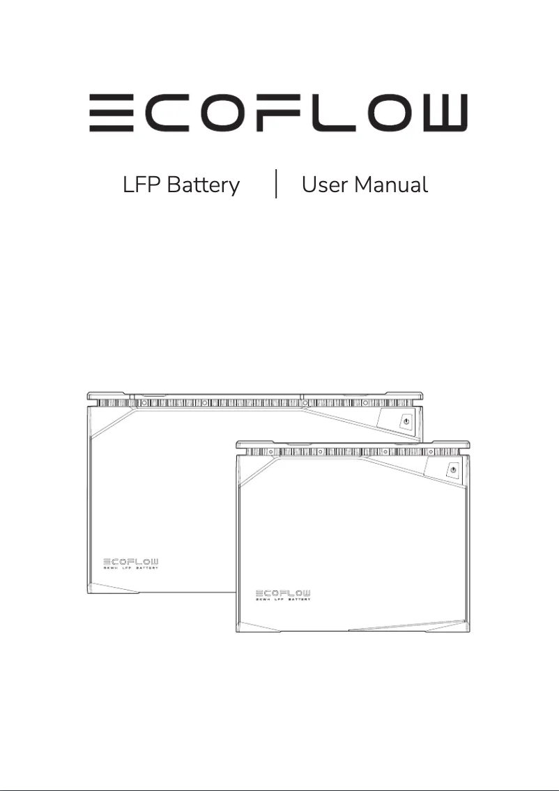 Página 1 del manual Manual de usuario EcoFlow LFP Battery