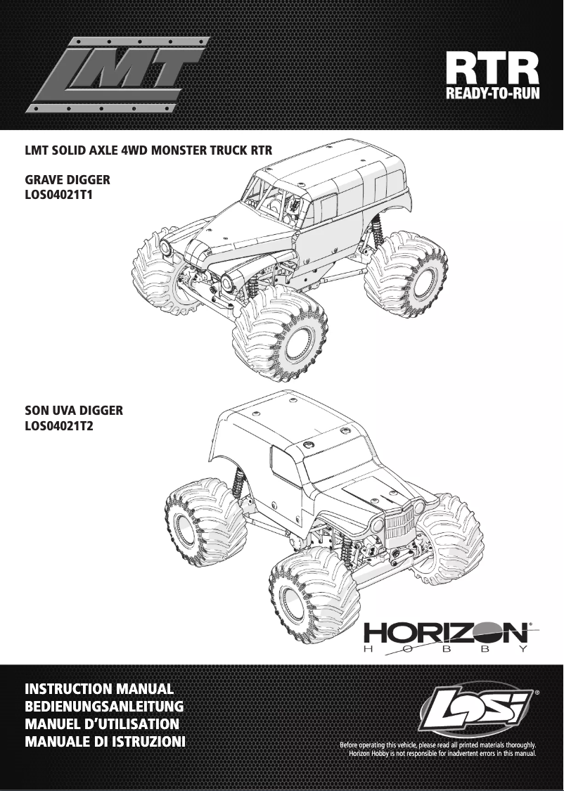 Image de la première page du manuel de l'appareil LMT
