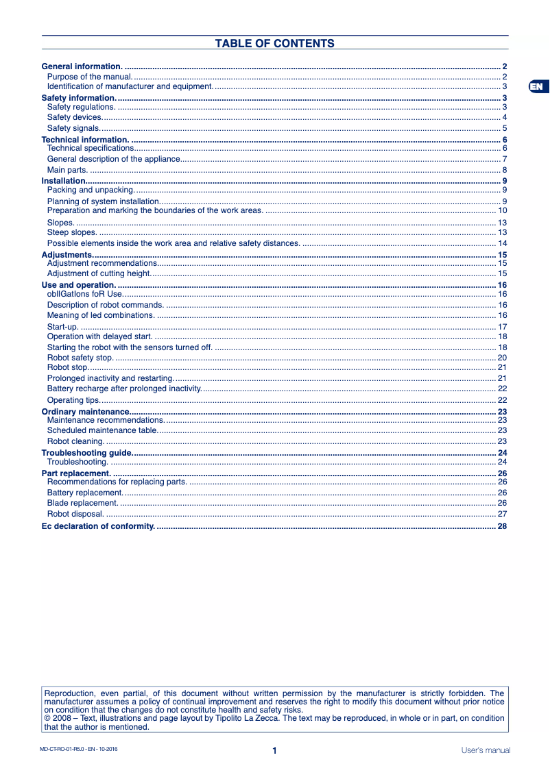 Página 1 del manual Manual de usuario Ambrogio L60 B