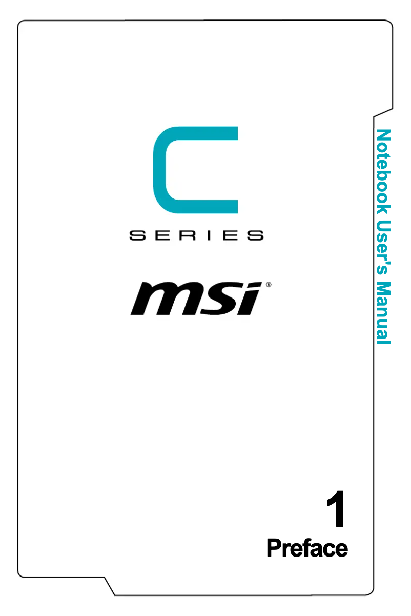 Page 1 de la notice Manuel utilisateur MSI Classic CX72