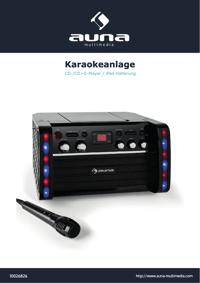 Image de la première page du manuel de l'appareil DiscoFever