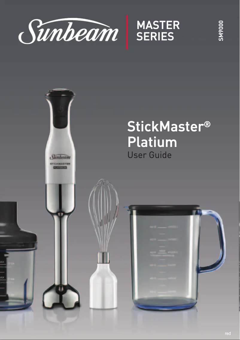 Image de la première page du manuel de l'appareil StickMaster Platinum SM9000