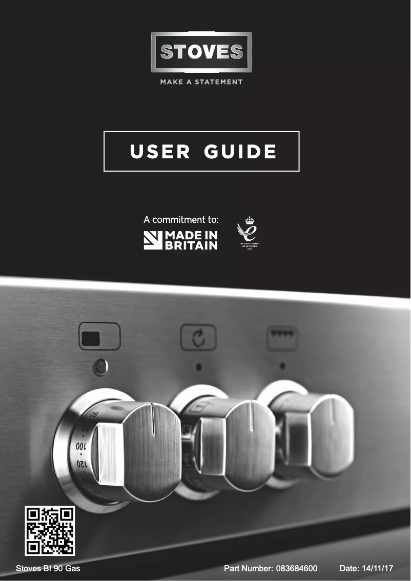 Página 1 del manual Manual de usuario Stoves STBI900G