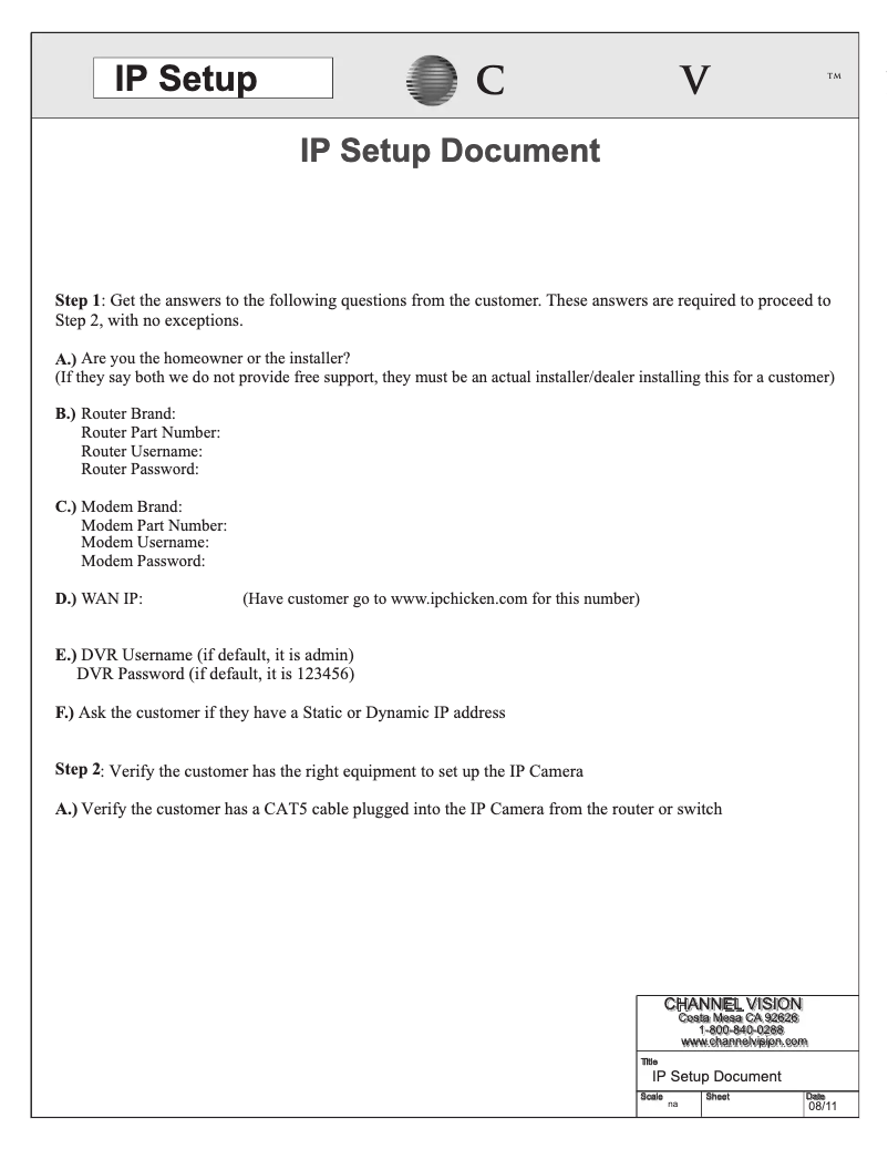 Página 1 del manual Manual de usuario Channel Vision 6525-B