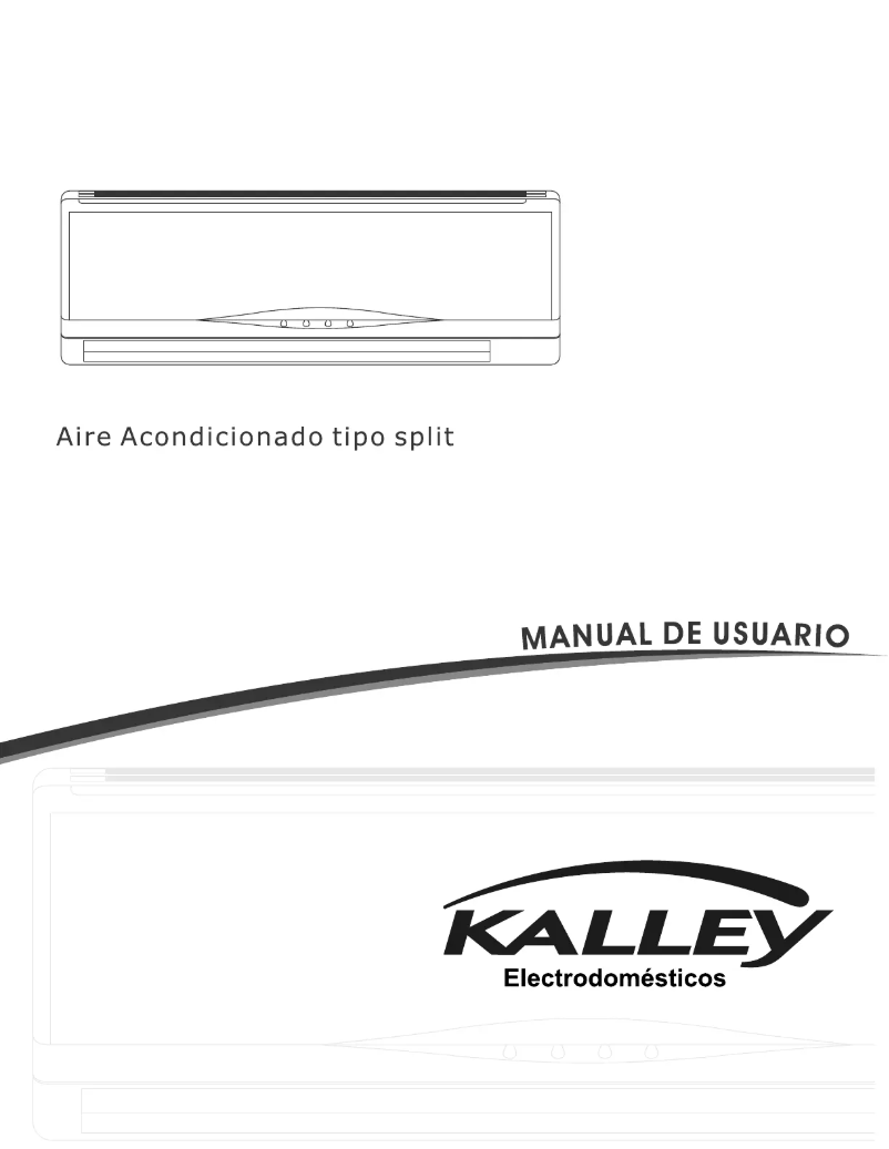 Page n°1 - Manuel utilisateur Kalley K-AC09S