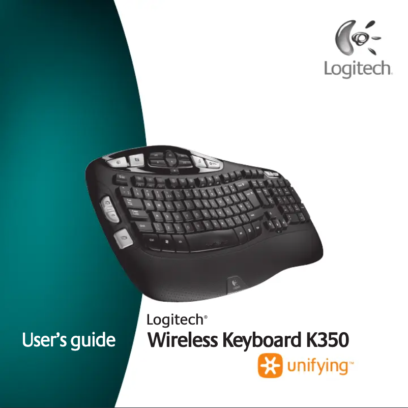 Page 1 de la notice Manuel utilisateur Logitech K350