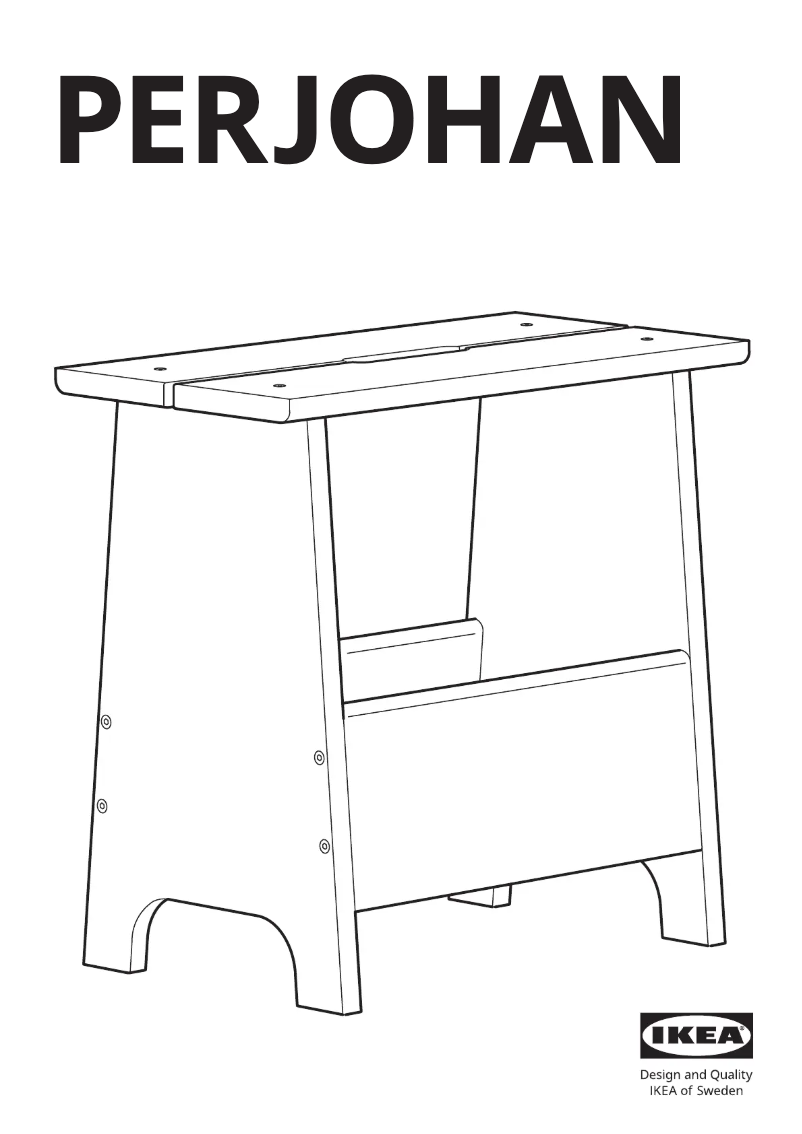 Page 1 de la notice Manuel utilisateur Ikea PERJOHAN 804.853.38