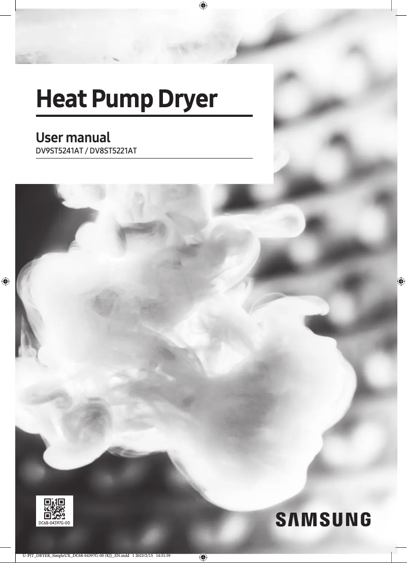 Image de la première page du manuel de l'appareil DV8ST5221AT