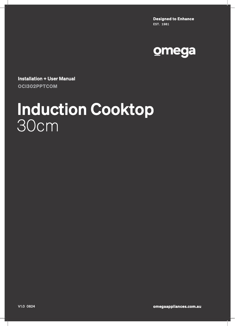 Page 1 de la notice Manuel utilisateur Omega OCI302PPTCOM