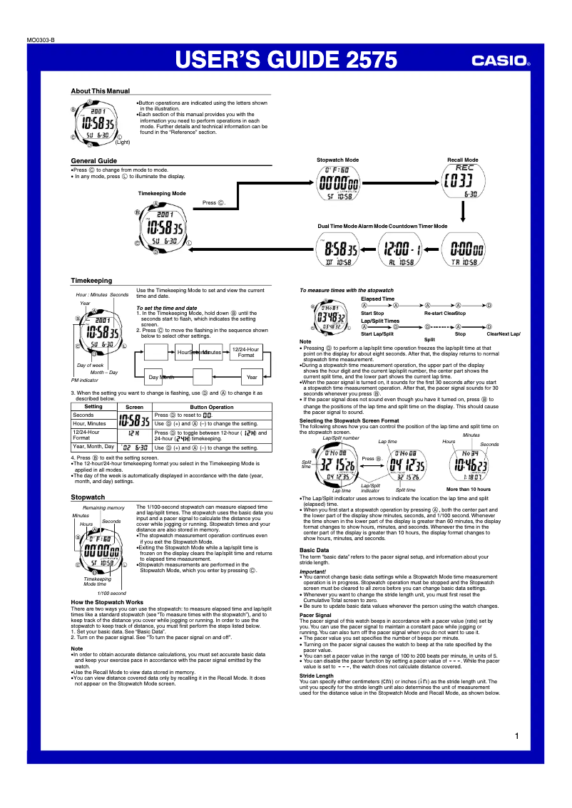 Image de la première page du manuel de l'appareil STR300C-1V