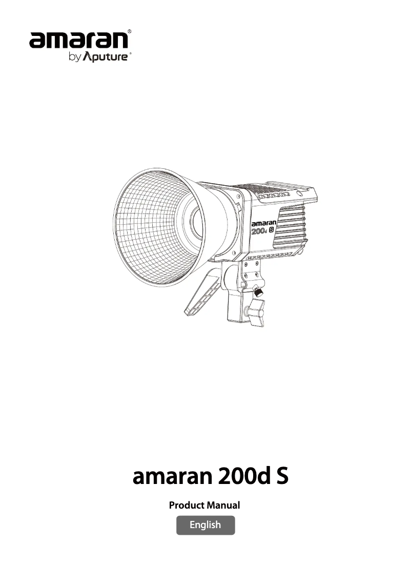 Page 1 de la notice Manuel utilisateur Amaran 200d S