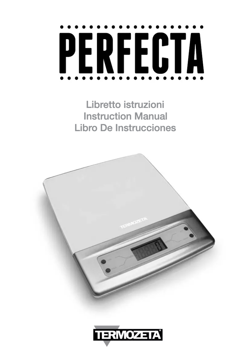 Page 1 de la notice Manuel utilisateur Termozeta Perfecta