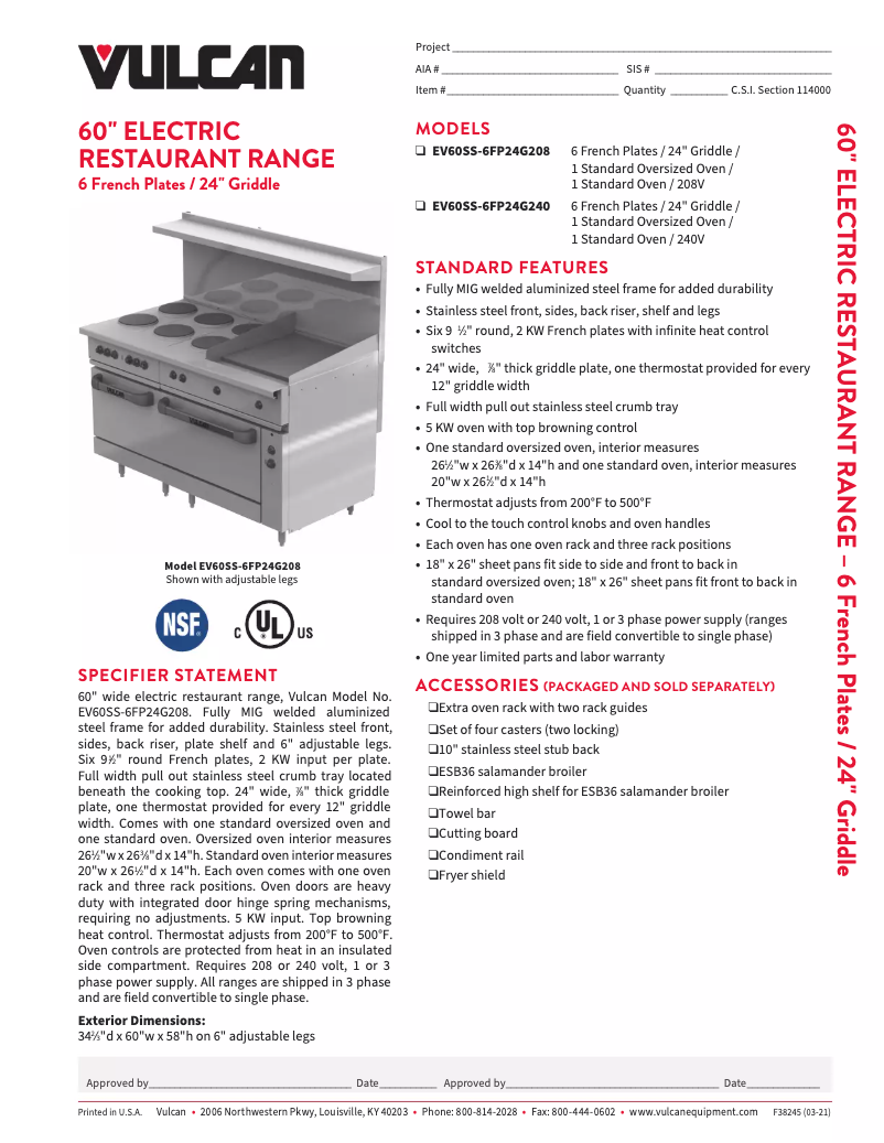 Image de la première page du manuel de l'appareil EV60SS