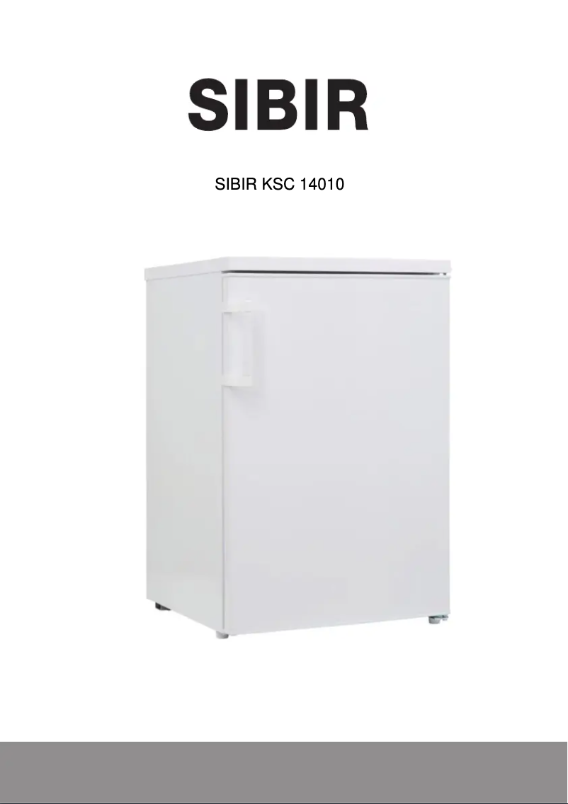 Page 1 de la notice Manuel utilisateur SIBIR KSC 14010