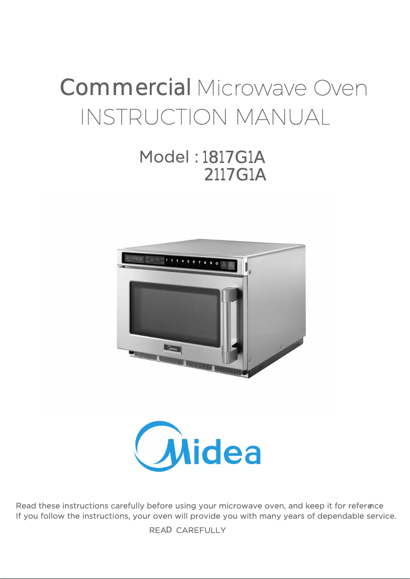 Page n°1 - Mode d'emploi Midea 2117G1A