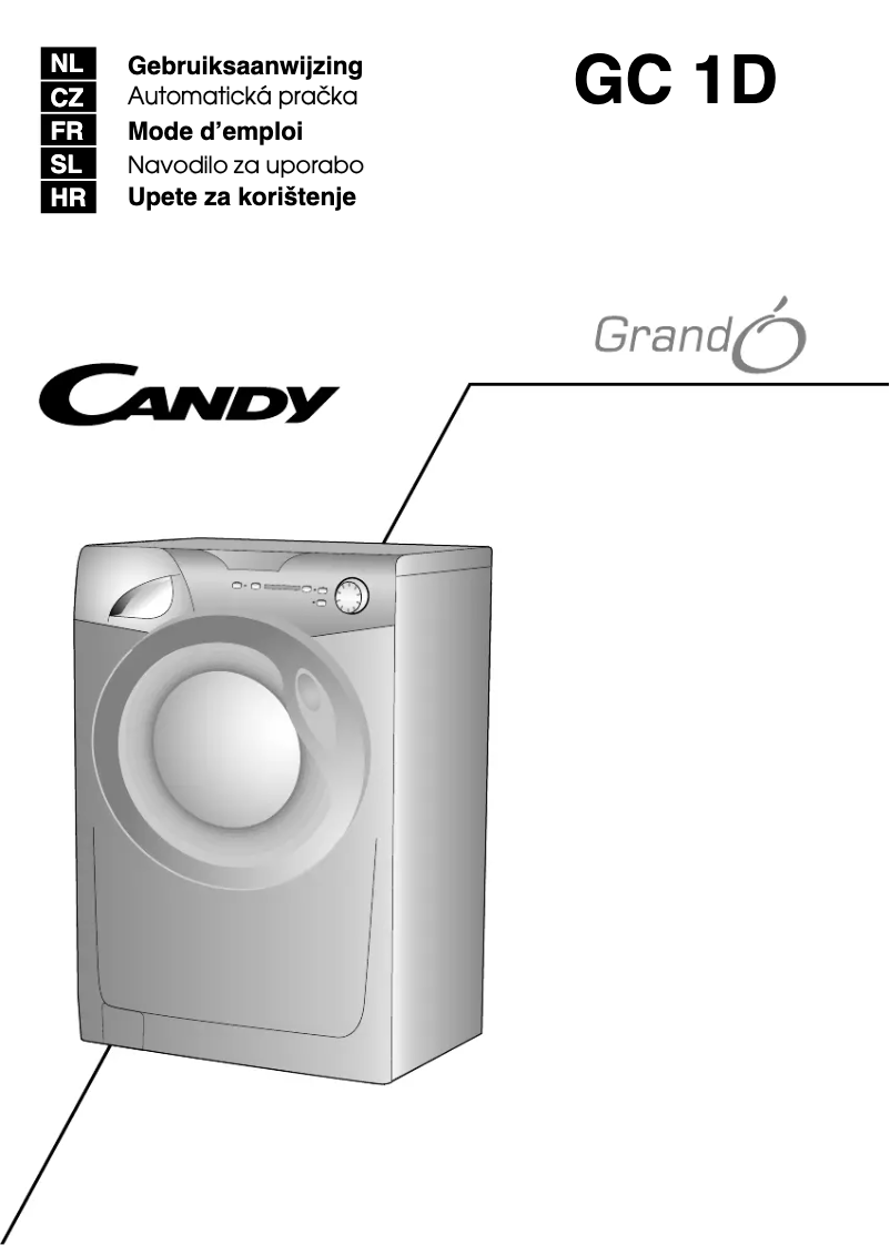 Page n°1 - Manuel utilisateur Candy Grand'O Comfort GC41271D1/1-80