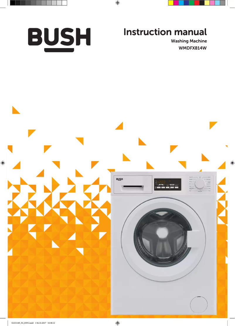 Page 1 de la notice Manuel utilisateur Bush WMDFX814W