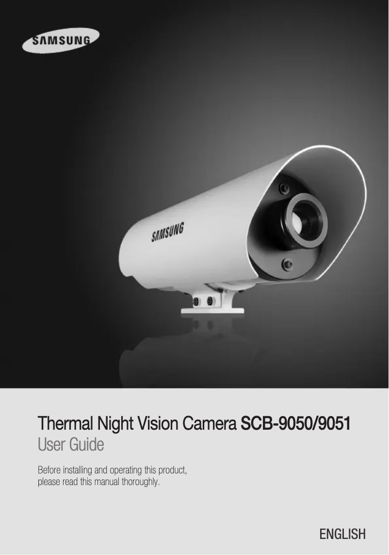 Image de la première page du manuel de l'appareil SCB-9051