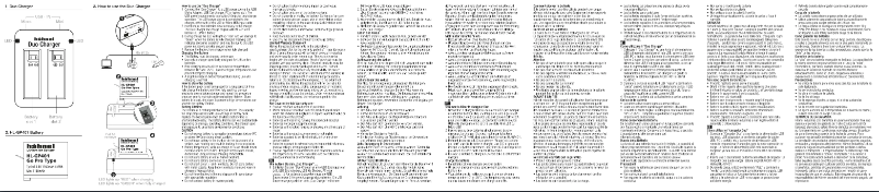 Page n°1 - Manuel utilisateur Hähnel 1000 595.0