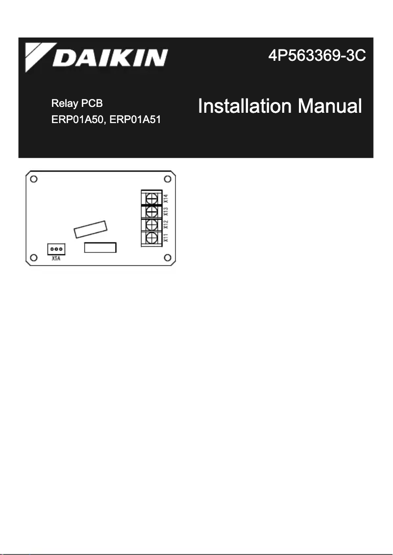 Image de la première page du manuel de l'appareil ERP01A51