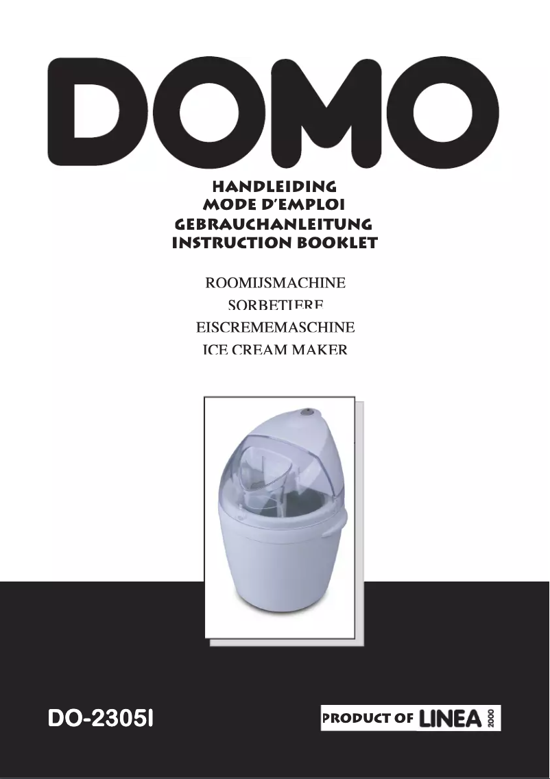 Page 1 de la notice Manuel utilisateur Domo DO-2305I