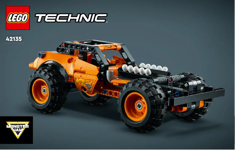 Página 1 del manual Instrucciones visuales Lego Technic 42135