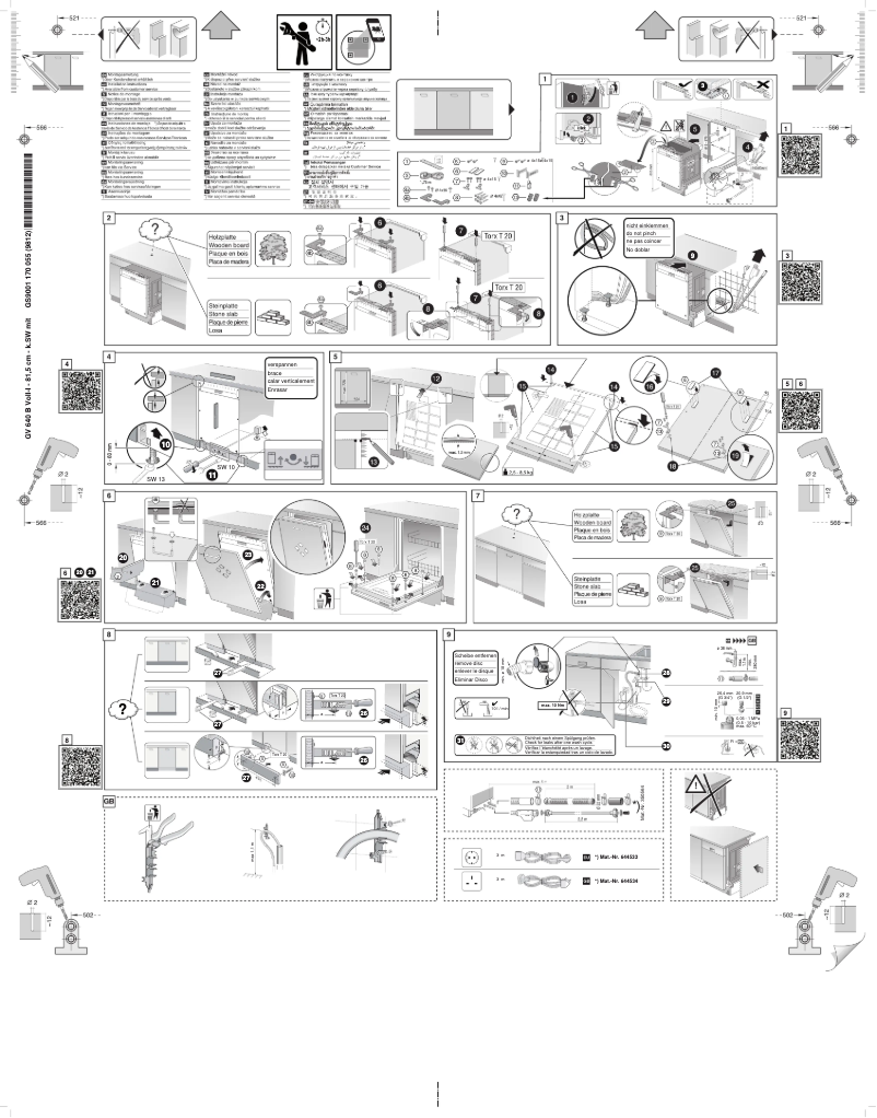Page n°1 - Manuel utilisateur Bosch SMV58L70EU